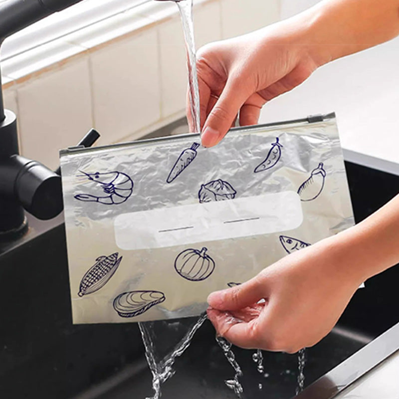 š„Global bestsellerš Limited time offer! š„¦Reusable Aluminum Foil Sealable Storage Bags
