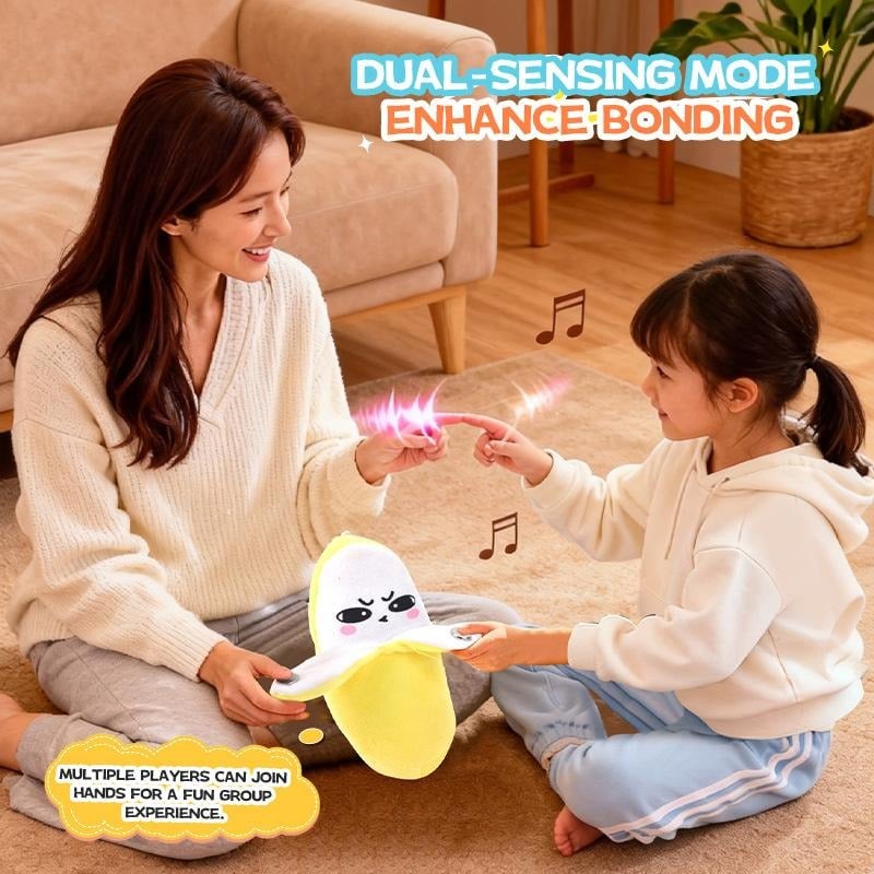 🔥HOTE SALE 49% OFF - 💖Musical Sensory Plush Bundle 🎶 Textured Fruit & Carrot Toys with Fun Sound Effects🍌🍓🥕