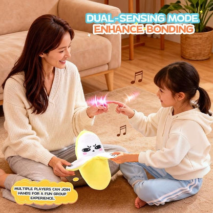 🔥HOTE SALE 49% OFF - 💖Musical Sensory Plush Bundle 🎶 Textured Fruit & Carrot Toys with Fun Sound Effects🍌🍓🥕