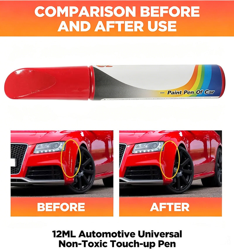 Car touch-up paint pen, quick-drying - an essential accessory for car enthusiasts.