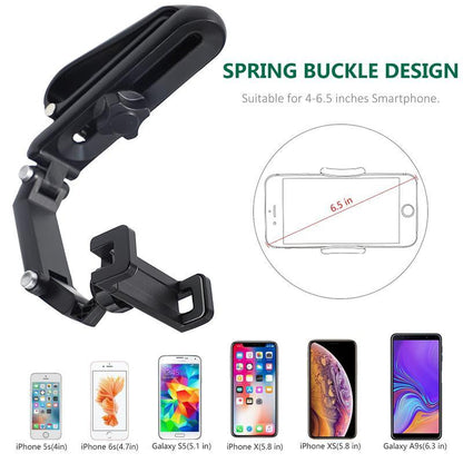 1080° Multi-function Sun Visor Universal 360 Degree Rotating Phone Holder exavon Suitable for Any Scene Car Holder - Rotatable and Retractable