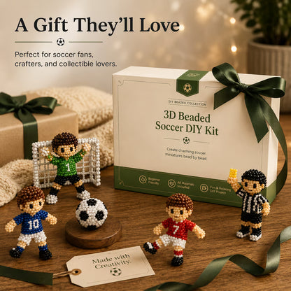 🔥LAST DAY 50% OFF - ⚽✨3D Beaded Soccer DIY Kit