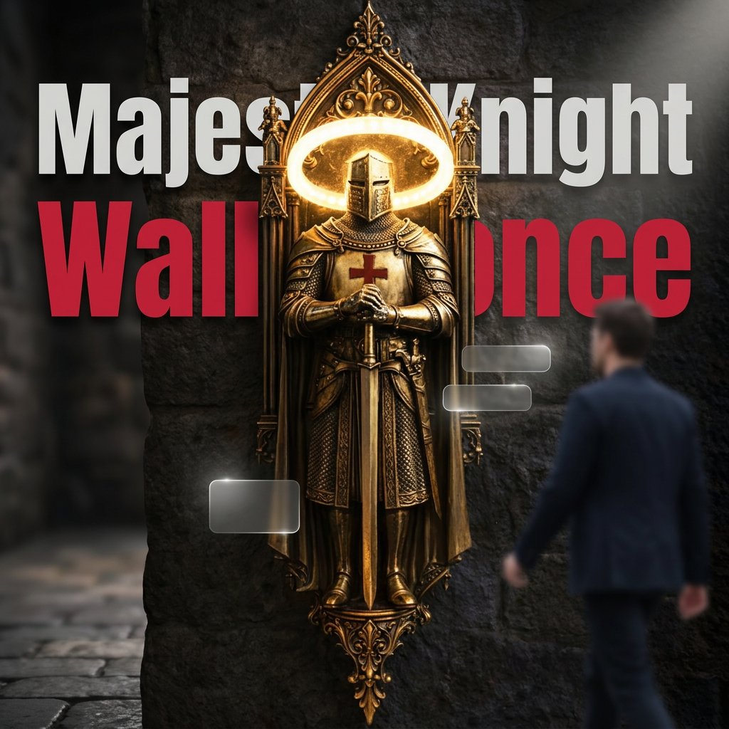 🛡️ Medieval Castle Knight Wall Sconce, Warm Glow Atmospheric Wall Lamp⚔️✨