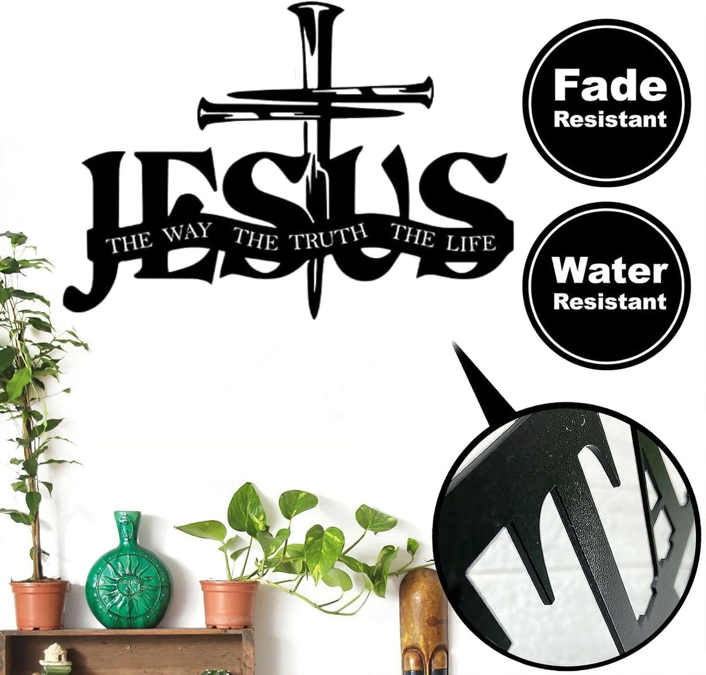 🔥Best-Selling ✝️ Vintage Metal Cross Wall Art 🏡✨ Includes Nails