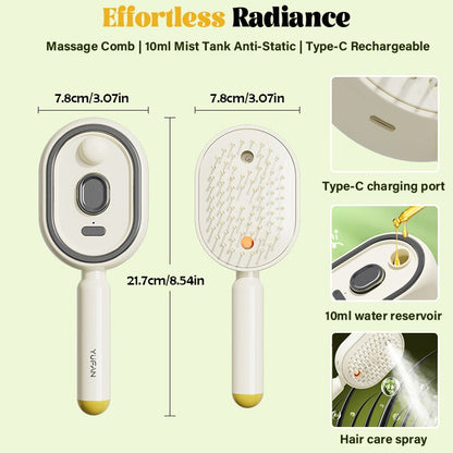 🔥LAST DAY 50% OFF - 💆2026 Electric Steaming Massage Hair Care Brush