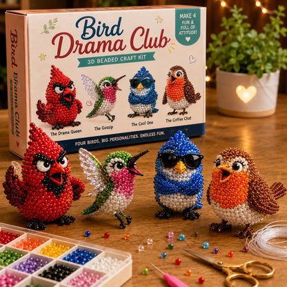 🔥LAST DAY 50% OFF 🧵✨ Build Your Own Beaded Mini World | Creative 3D DIY Kit