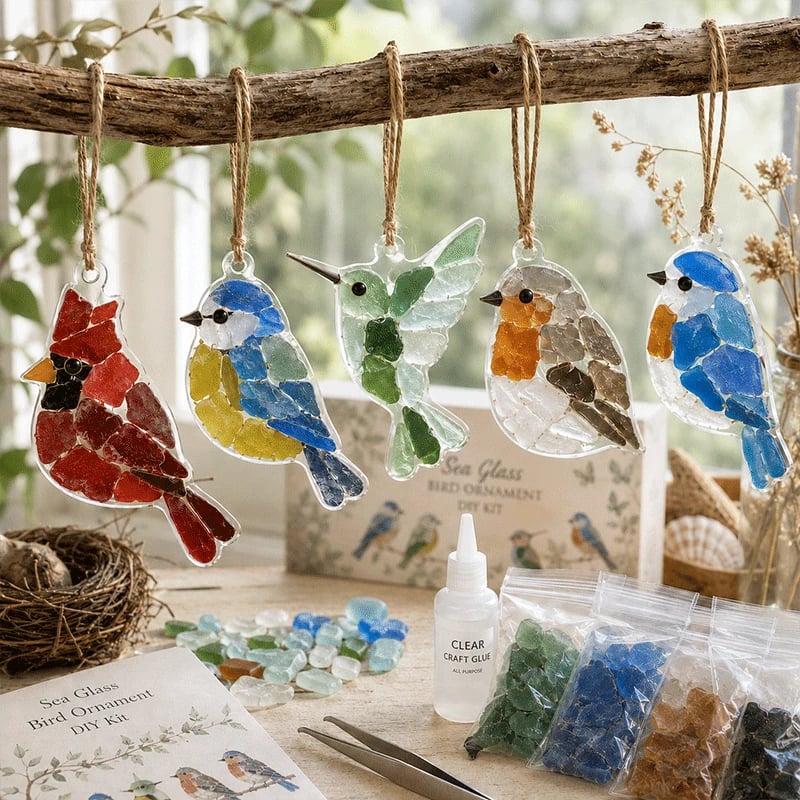 🔥 Last Day 50% OFF - 🌊 DIY Sea Glass Collage Kit
