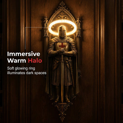 🛡️ Medieval Castle Knight Wall Sconce, Warm Glow Atmospheric Wall Lamp⚔️✨