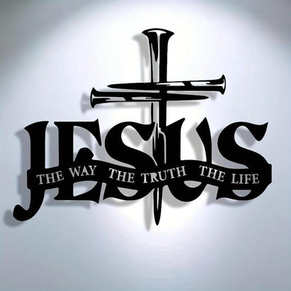 🔥Best-Selling ✝️ Vintage Metal Cross Wall Art 🏡✨ Includes Nails