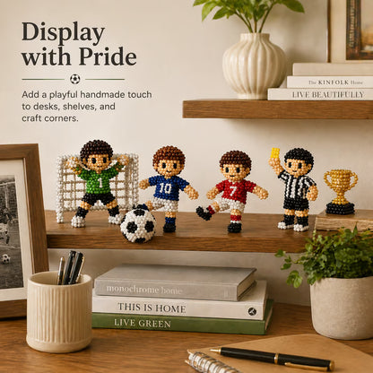 🔥LAST DAY 50% OFF - ⚽✨3D Beaded Soccer DIY Kit