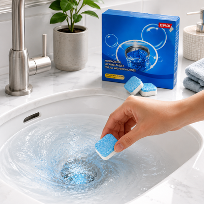 💥🫧Drain Cleaning Tablets 12 Pack For Sinks, Showers & Washing Machines