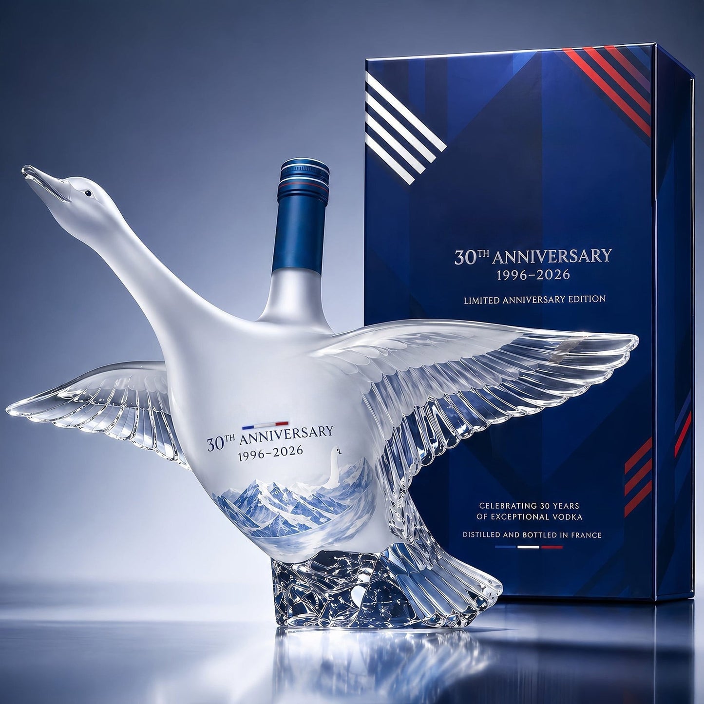 🔥LAST DAY 50% OFF✨30th Anniversary 3D Sculpted Vodka Bottle