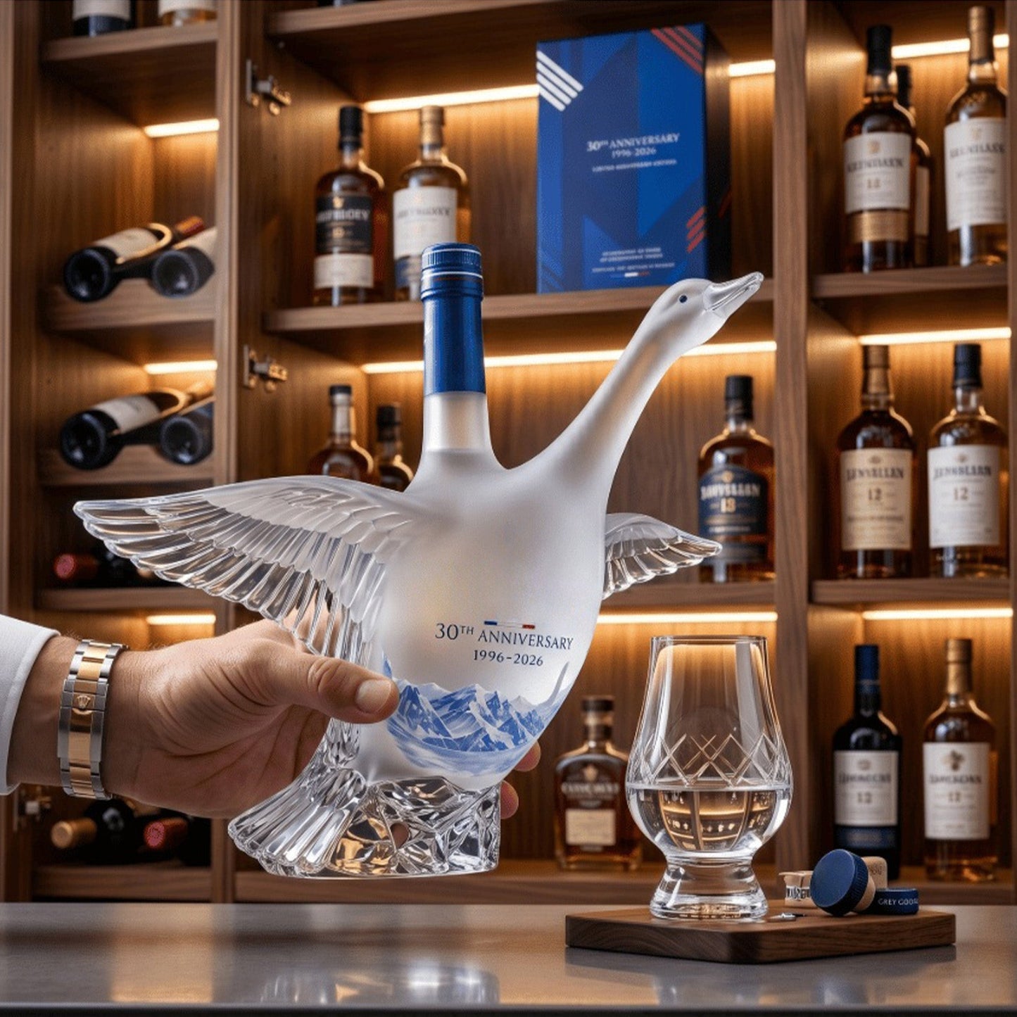 🔥LAST DAY 50% OFF✨30th Anniversary 3D Sculpted Vodka Bottle