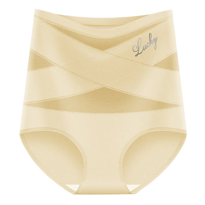 🌸Last Day-Buy 1 Get 3 Packs✨Plus-Size High-Waist Cross Tummy Control Panties