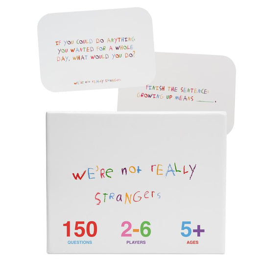 WE'RE NOT REALLY STRANGERS Kids Edition Card Game