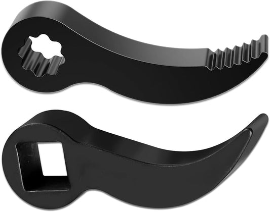 2PCS Pry Bar Wrench Adaptor Head, 2026 New Horn Type Half Shaft Removal Tool Openend Wrench