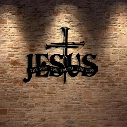 🔥Best-Selling ✝️ Vintage Metal Cross Wall Art 🏡✨ Includes Nails