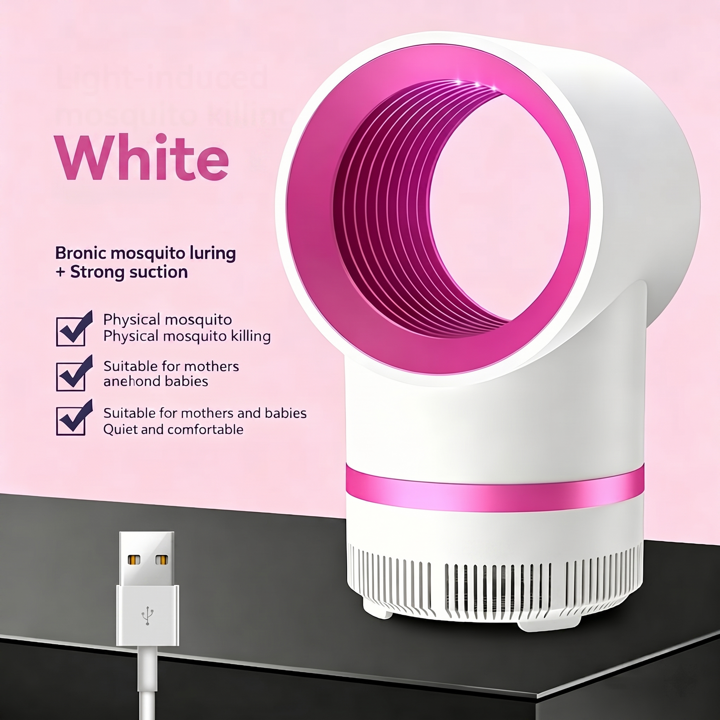 🦟Plug-in Suction-Type Mosquito Trap