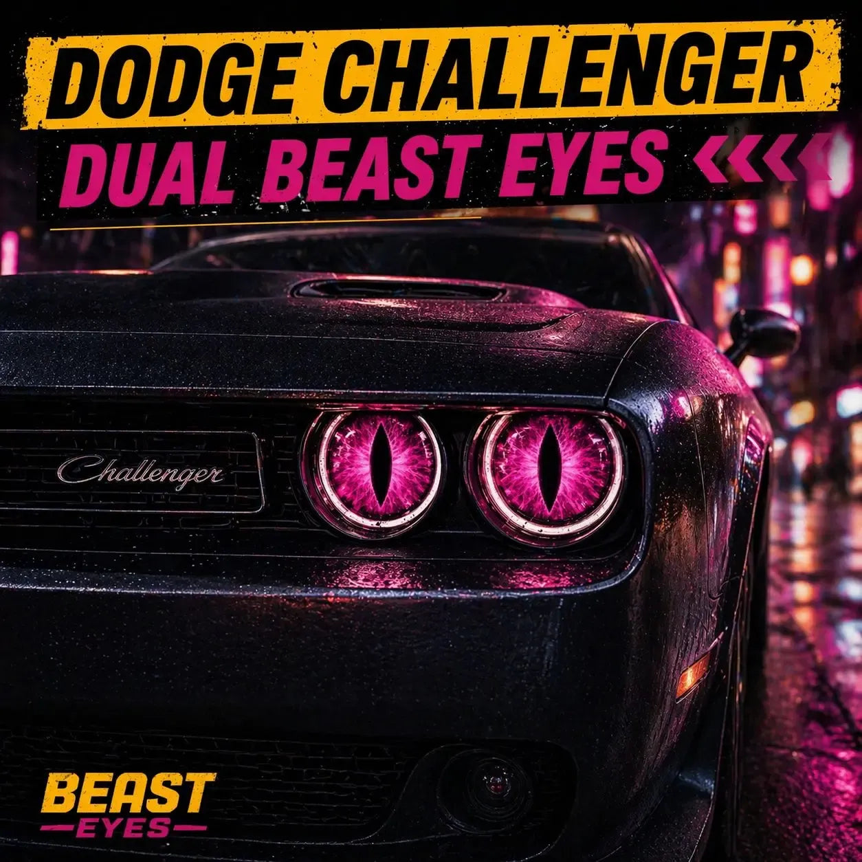 🚘SAVE 50% NOW💀 Beast Eyes Car Headlight Stickers 🚘