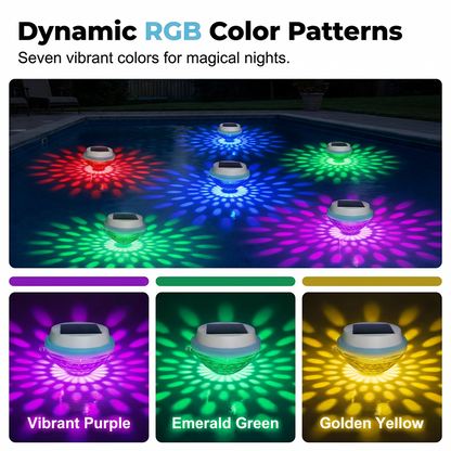 LED Solar Floating Pool Light