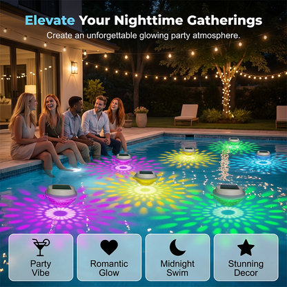 LED Solar Floating Pool Light