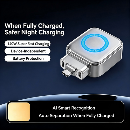 ⚡ Auto Power-Off Fast Charging Adapter 🔋 Smart & Safe Charging