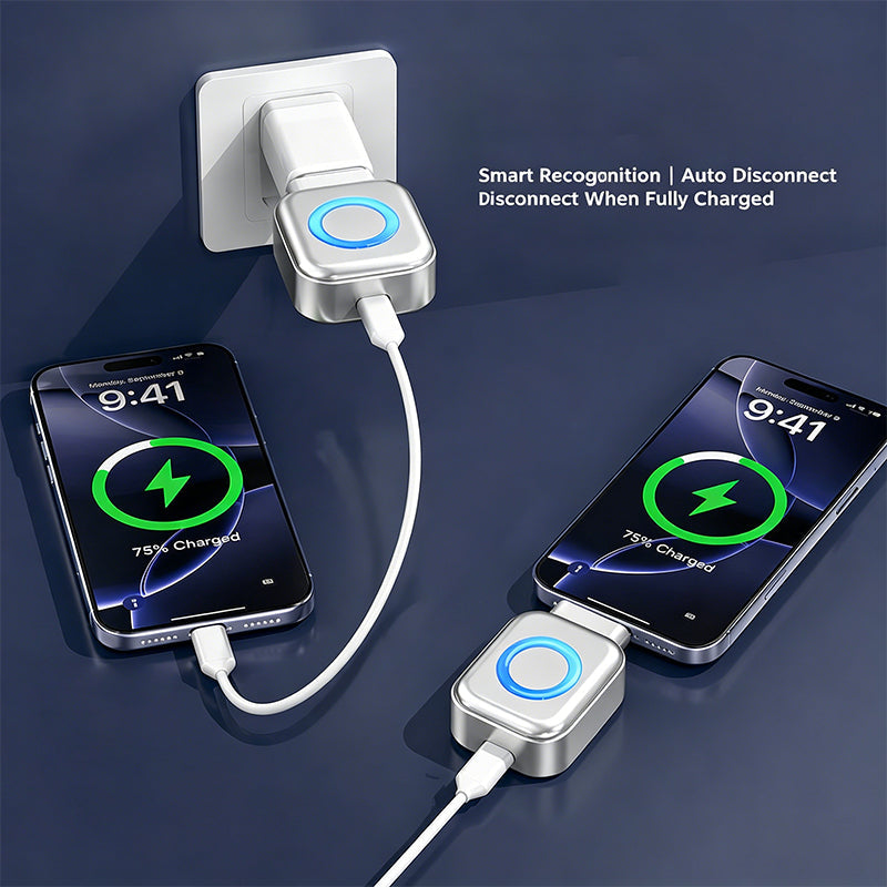 ⚡ Auto Power-Off Fast Charging Adapter 🔋 Smart & Safe Charging