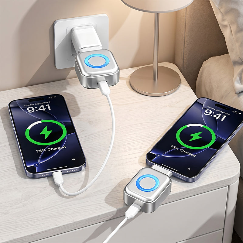 ⚡ Auto Power-Off Fast Charging Adapter 🔋 Smart & Safe Charging